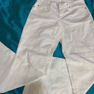 Eileen fisher white jeans size 8